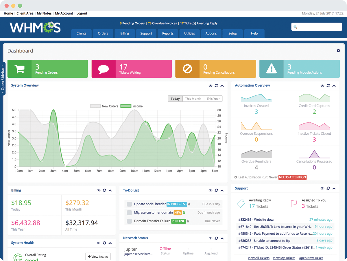 WHMCS | Web Hosting Billing & Automation Platform